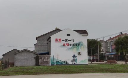 富平新农村墙绘